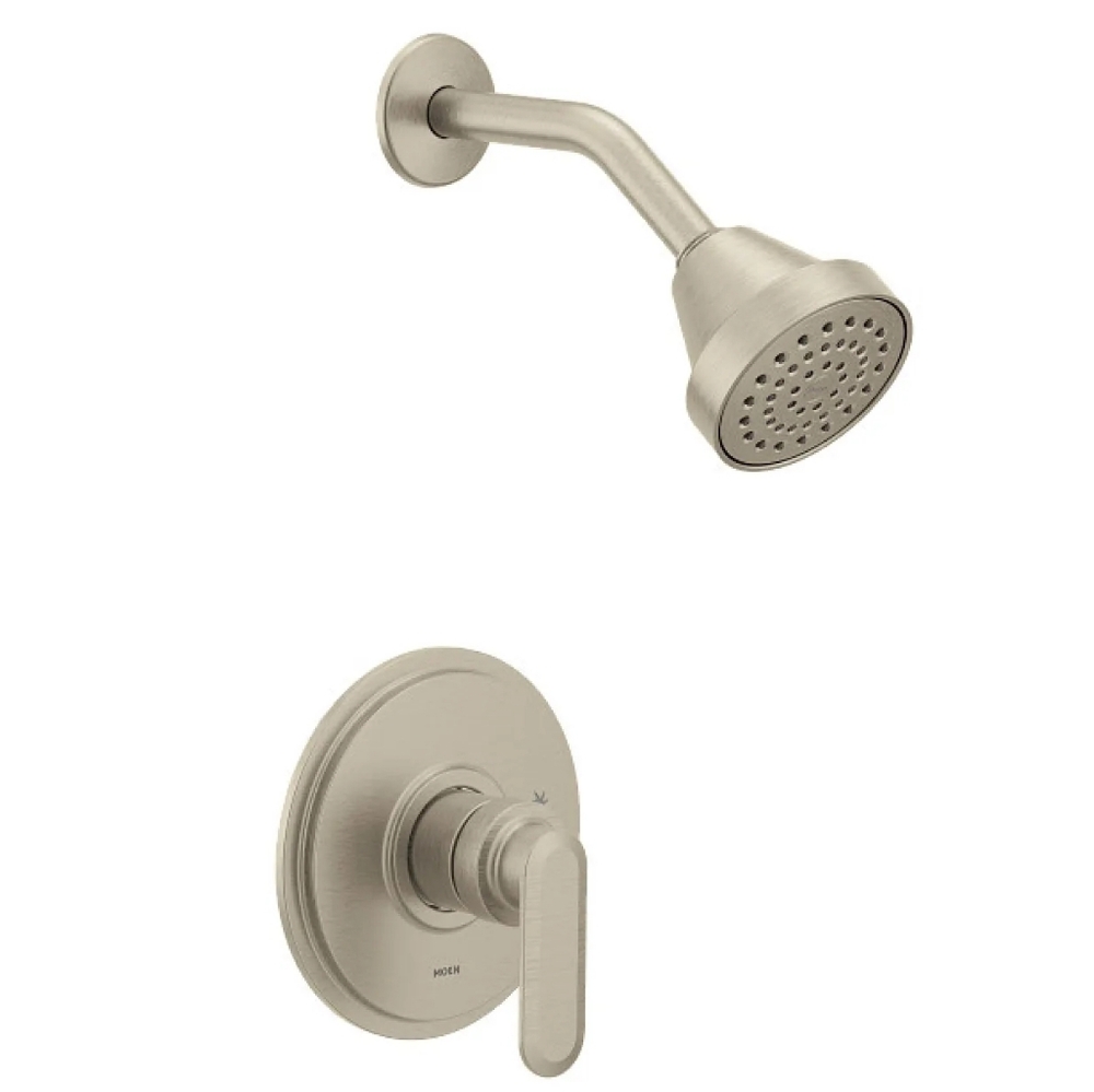 New-Moen Single-Handle Shower Head And Trim ONLY